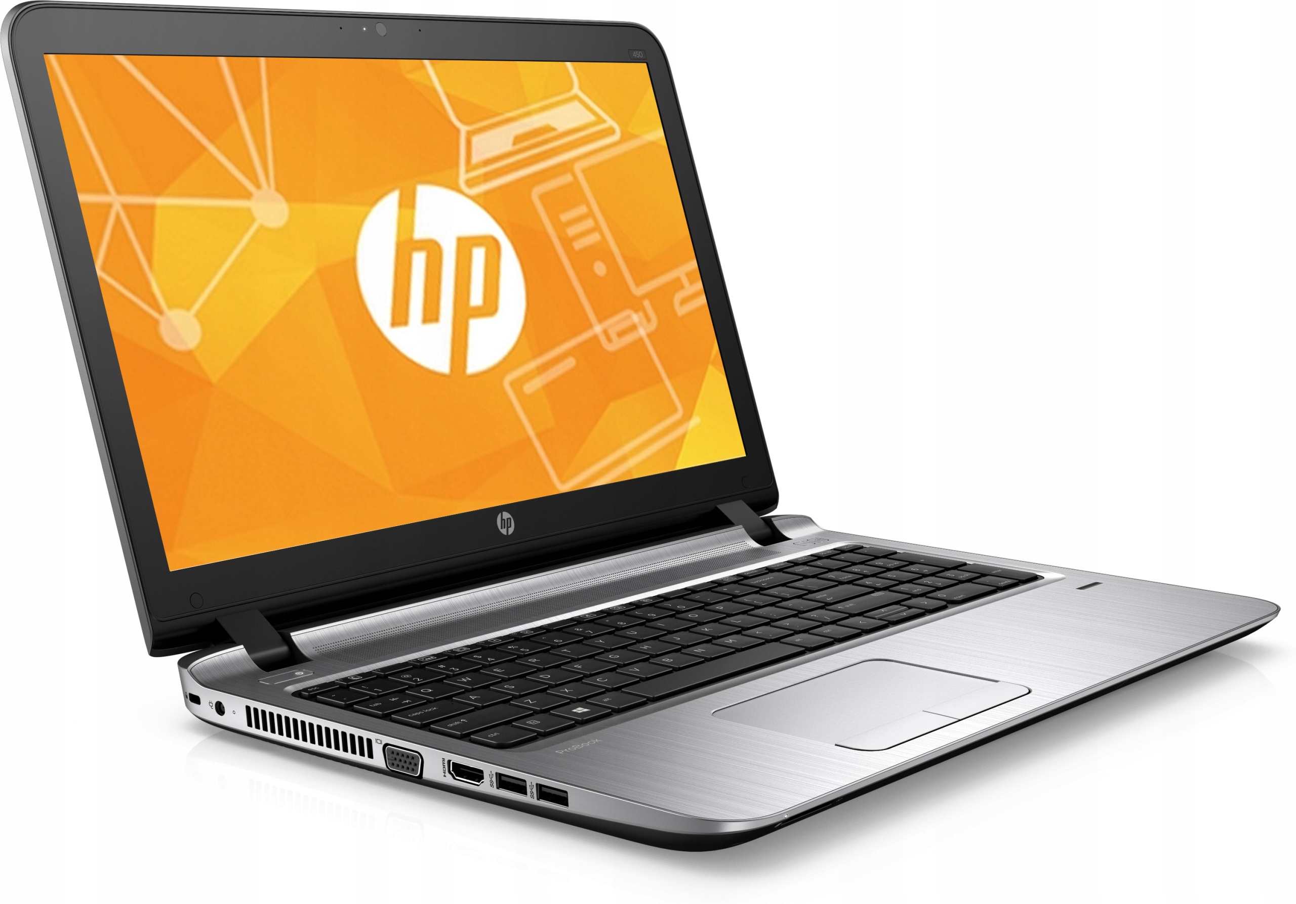 HP ProBook 450 G3 i7-6500U 16 GB 512 GB SSD 15,6" FullHD HDMI WIN10