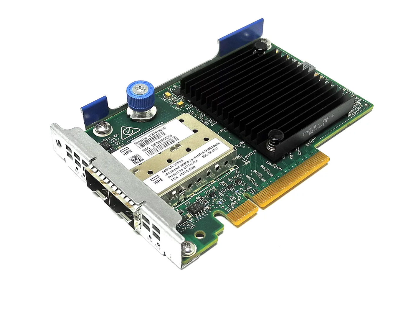 Scheda di rete HP 640FLR-SFP28 2x SFP28 25Gb PCIe x8 840139-001 Per ProLiant