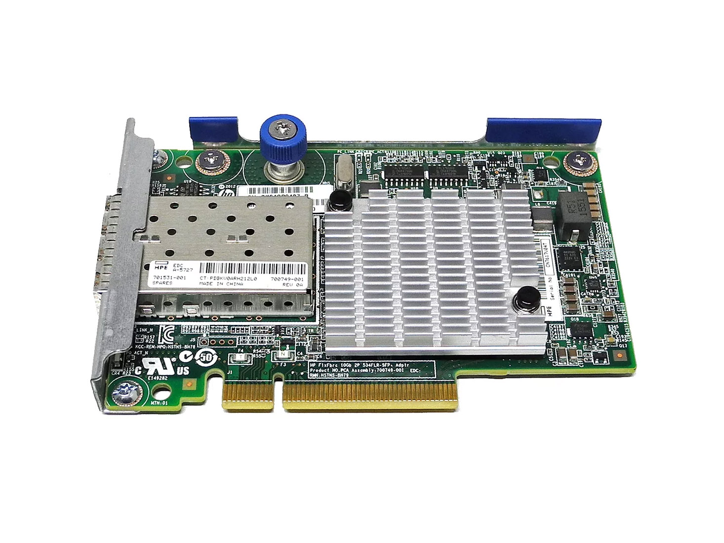 Adattatore di rete HP 534FLR-SFP+ 2x SFP+ 10Gb PCIe x8 701531-001 Per ProLiant - immagine 3