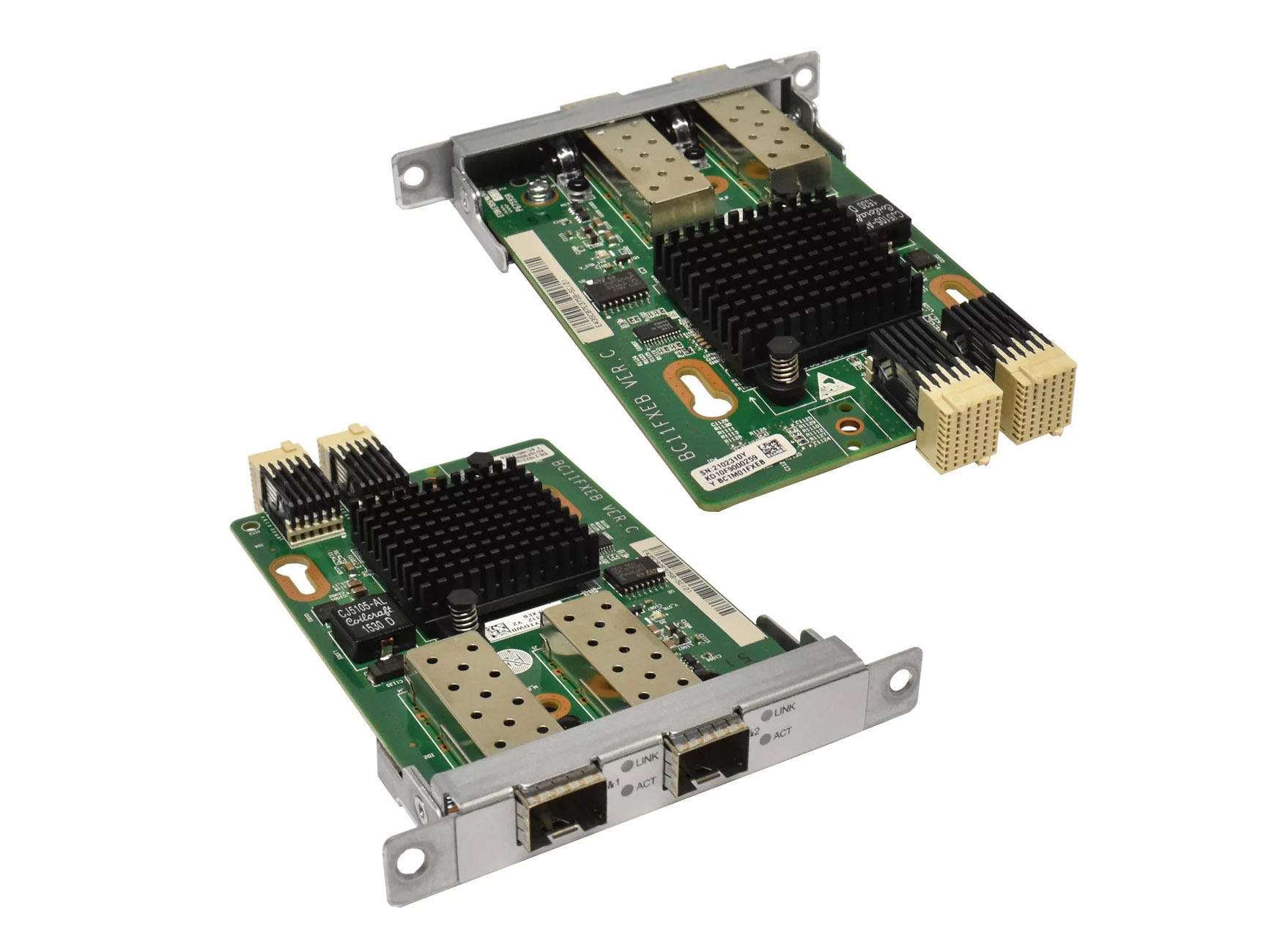 Scheda di rete Huawei BC1M01FXEB BC11FXEB 2x SFP+ 10Gb per RH2288H V3