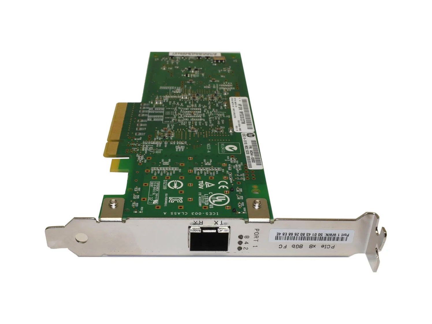 HP QLogic QLE2560-HP 1x SFP+ FC 8Gb PCIe x8 AK344-63002 489190-001 FP Per M5 - immagine 4