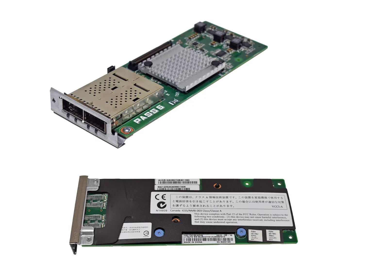 Scheda di rete IBM 00J6248 2x QSFP FDR14 Infiniband Per x3550, x3650 M4 - immagine 2