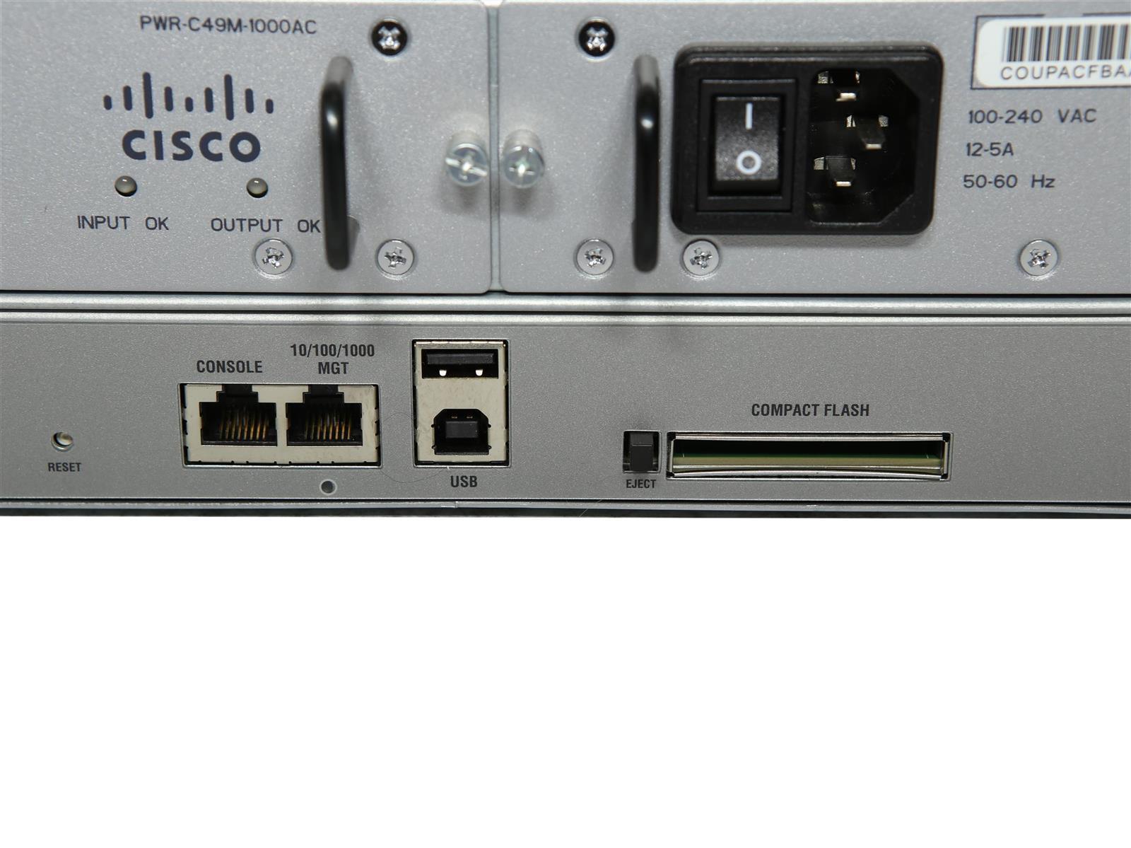 Switch Cisco WS-C4900M 8x X2 10Gb 2x PSU Gestibile Orecchie - immagine 5