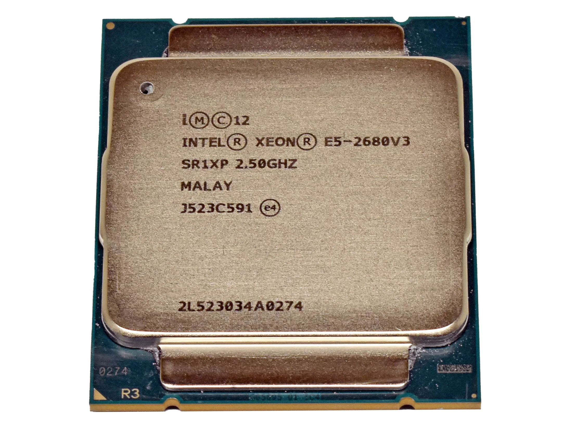 Processore Intel Xeon E5-2680 v3 30 MB 2,50 GHz 12 core FCLGA2011-3 SR1XP - immagine 2