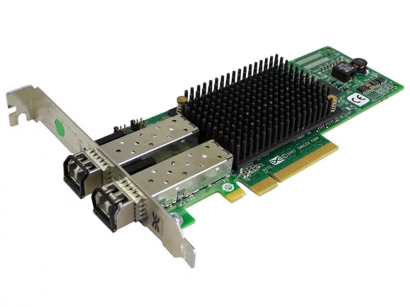 Scheda di rete EMULEX IBM LightPulse LPE12002 2x SFP+ FC 8Gb PCIex8 42D0500