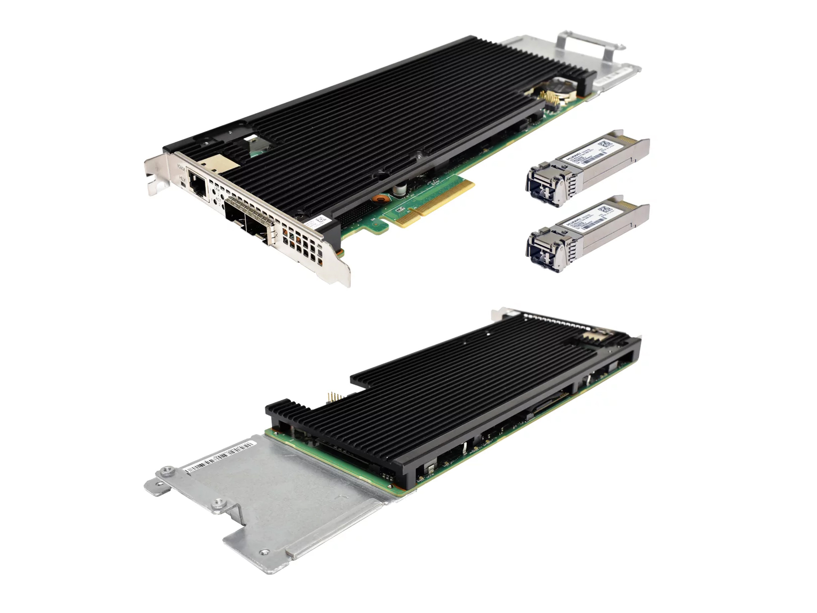 Scheda di rete Huawei IT21SHSA2 03032UPF 2x SFP+ 10Gb FP + 2x Modulo GBIC - immagine 2