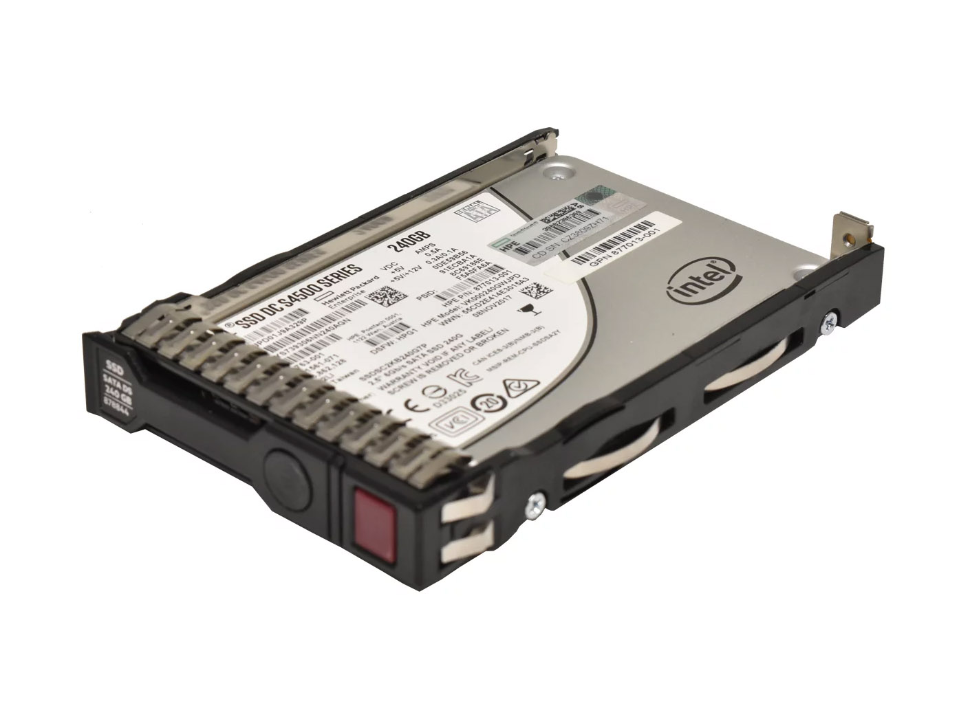 HPE Intel S4500 Series 240 GB 2,5" 6 Gbps SATA SSD SSDSC2KB240G7P 877013-001 - immagine 2