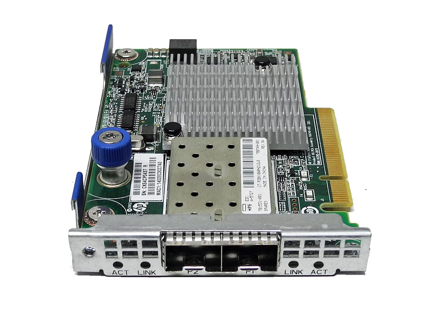 Adattatore di rete HP 534FLR-SFP+ 2x SFP+ 10Gb PCIe x8 701531-001 Per ProLiant - immagine 2