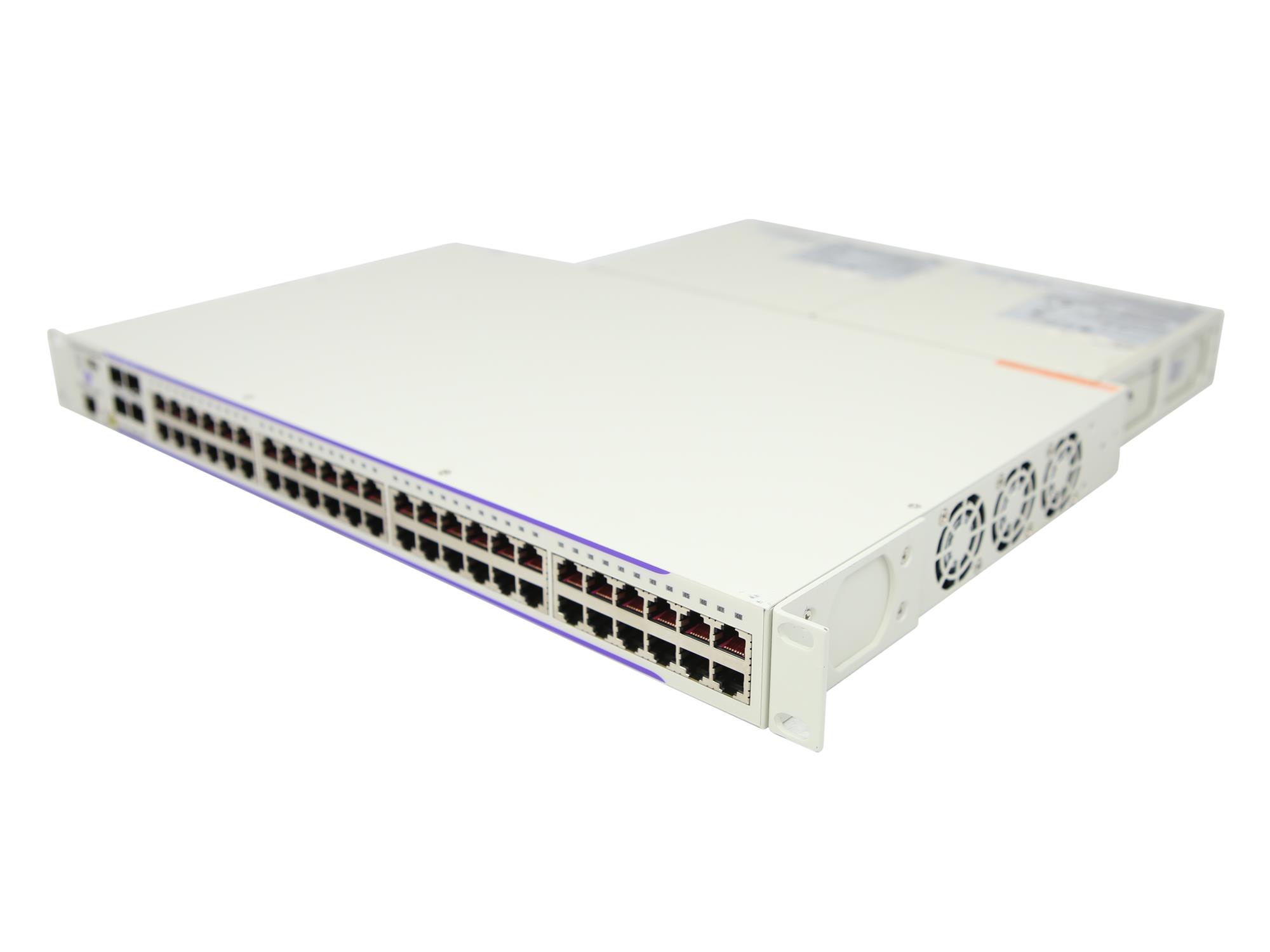 Switch Alcatel-Lucent 6850E-P48 48xPoE 1Gb 4x Combo SFP 1Gb 2x PS-360W-AC-E - immagine 3