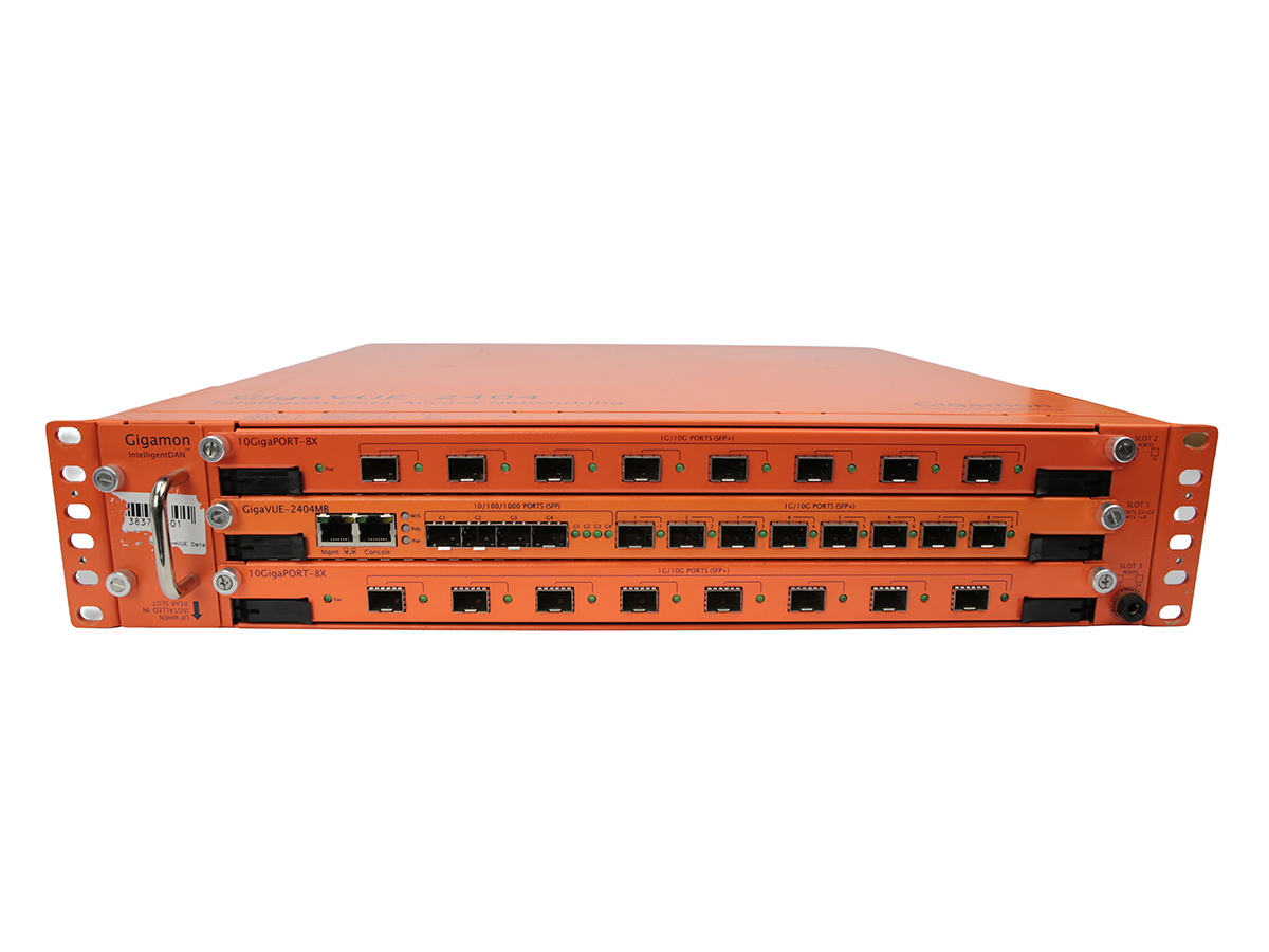 Firewall Gigamon GigaVUE-2404 2x 10GigaPORT-8X 1x GigaVUE-2404MB Gestibile Orecchie