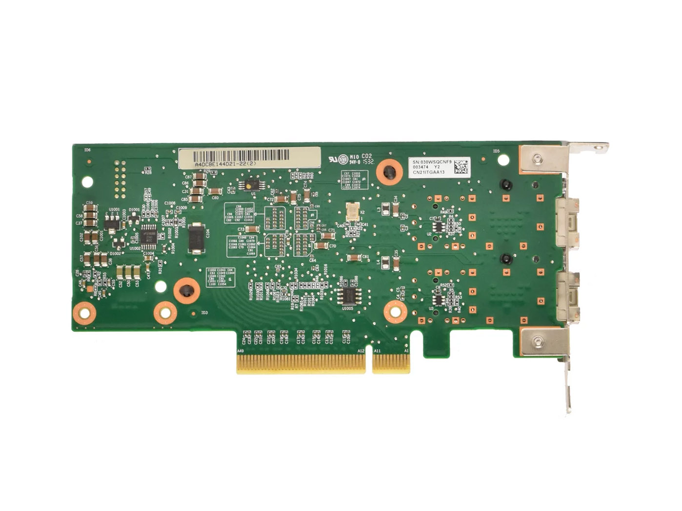 Scheda di rete Huawei CN21ITGAA13 Intel 82599 2x SFP+ 10Gb PCIe x8 Per X6000 - immagine 2