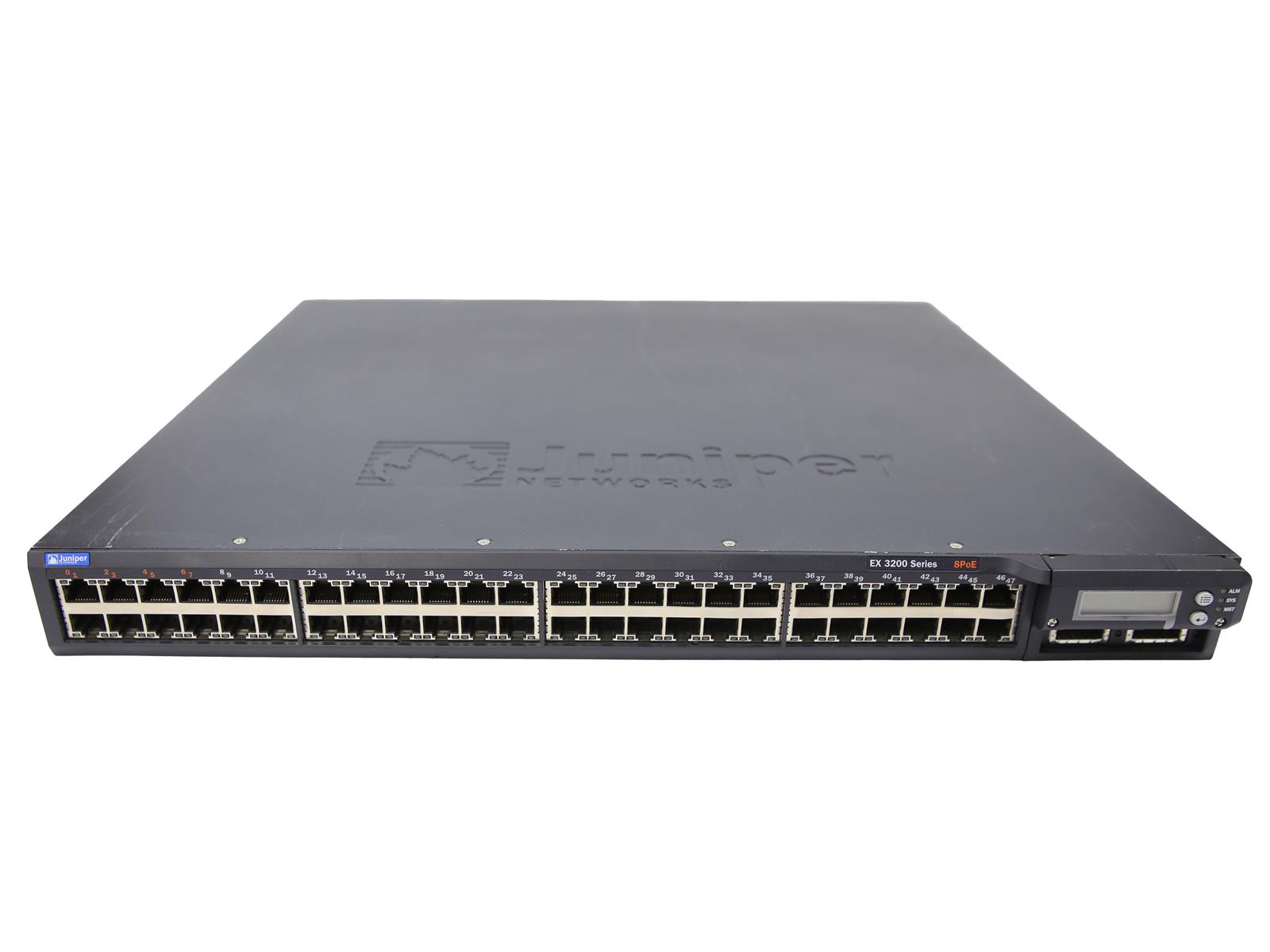 Juniper Switch EX3200-48T 48x 1Gb (8x PoE) 2x XFP 10Gb Modulo di gestione