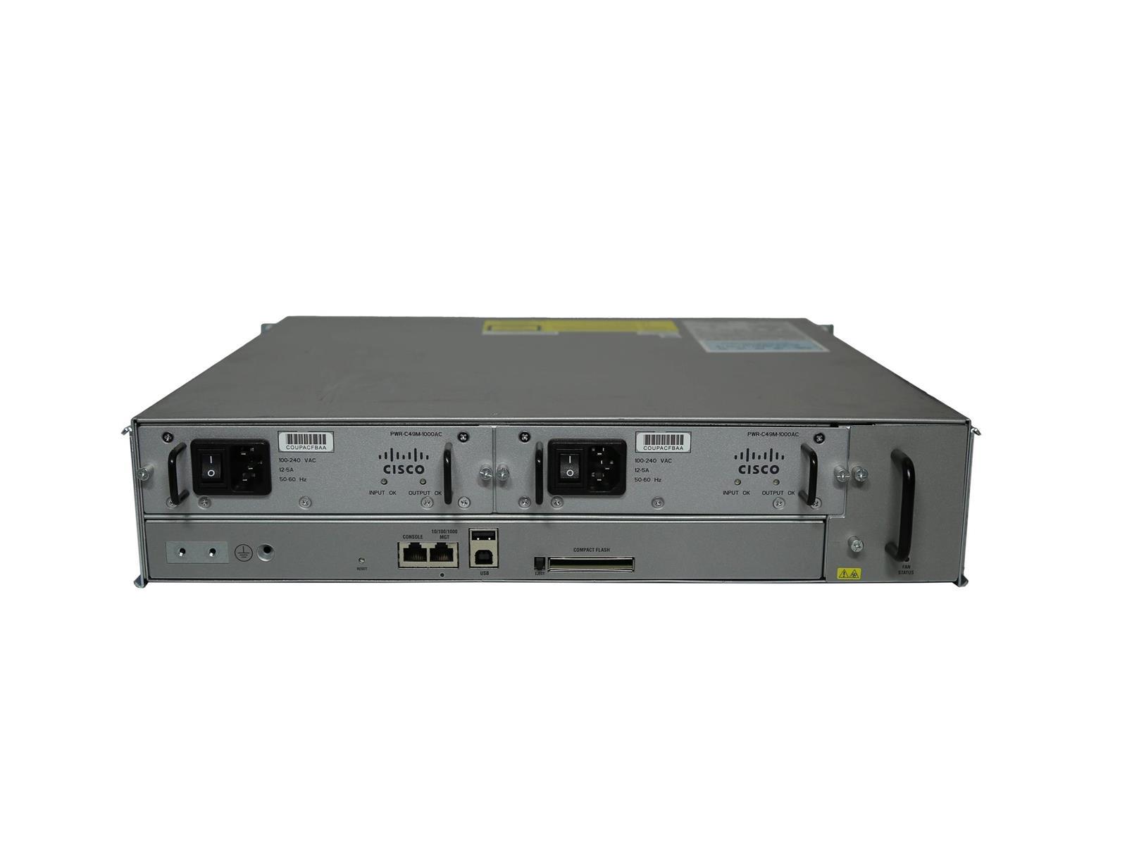 Switch Cisco WS-C4900M 8x X2 10Gb 2x PSU Gestibile Orecchie - immagine 4