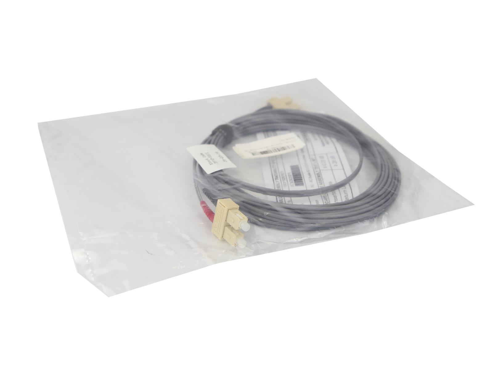 Patchcord Videk SC-SC Duplex 62,5/125 5 m - Grigio 3 mm LSZH SCSC62DGY5 Nuovo - immagine 2