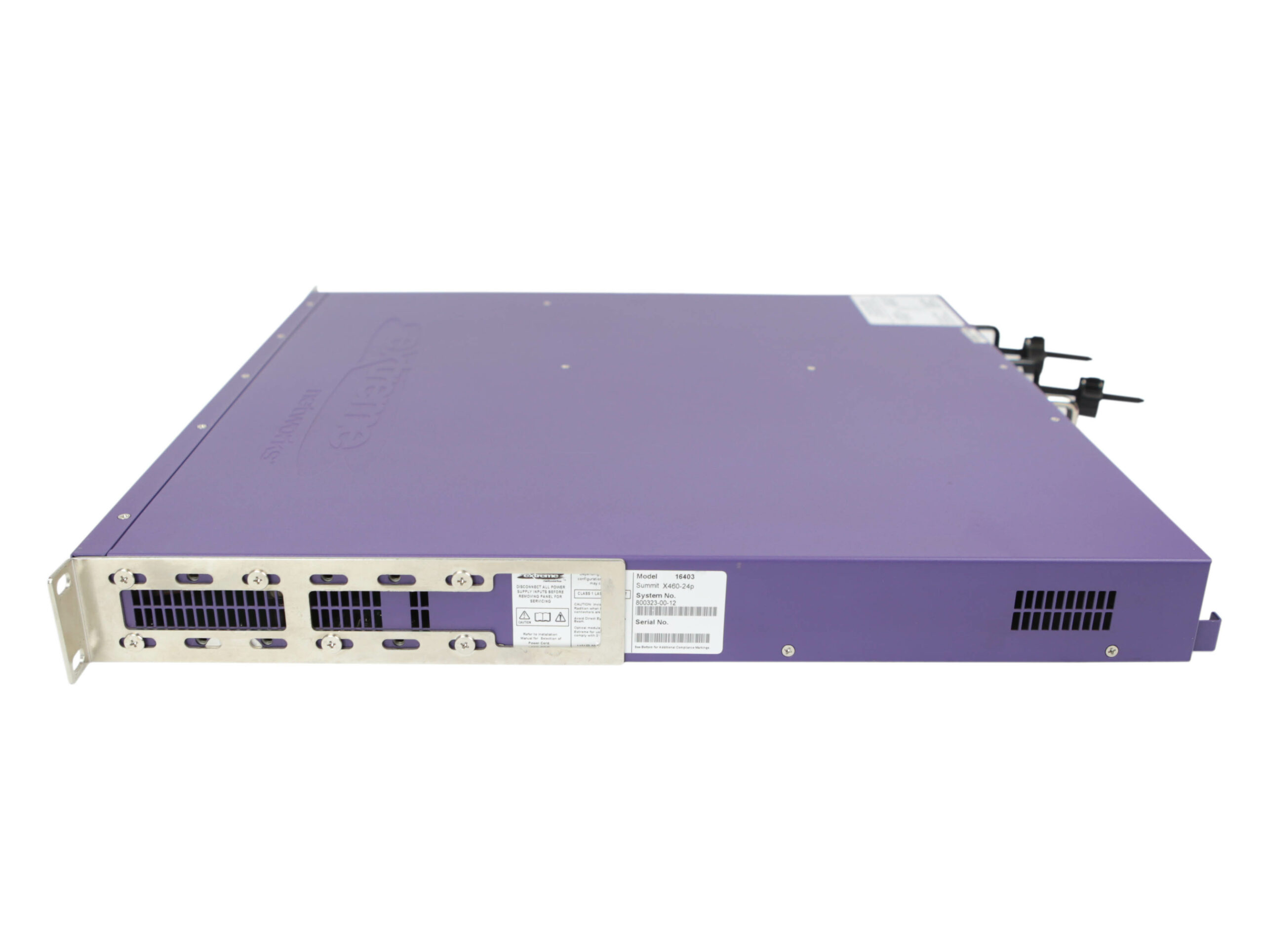 Extreme Networks Switch X460-24p 24x PoE 1Gb 8x(4xCombo)SFP 1Gb 2x PSU Orecchie - immagine 4