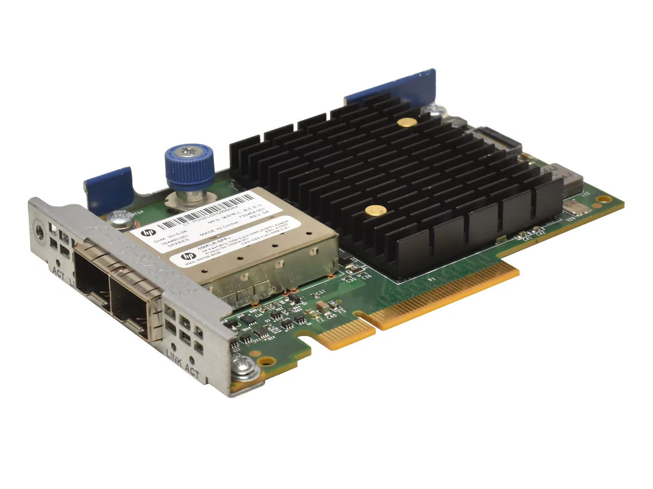 Scheda di rete HP FlexFabric 556FLR-SFP+ 732454-001 764460-001 2x SFP+ 10Gb