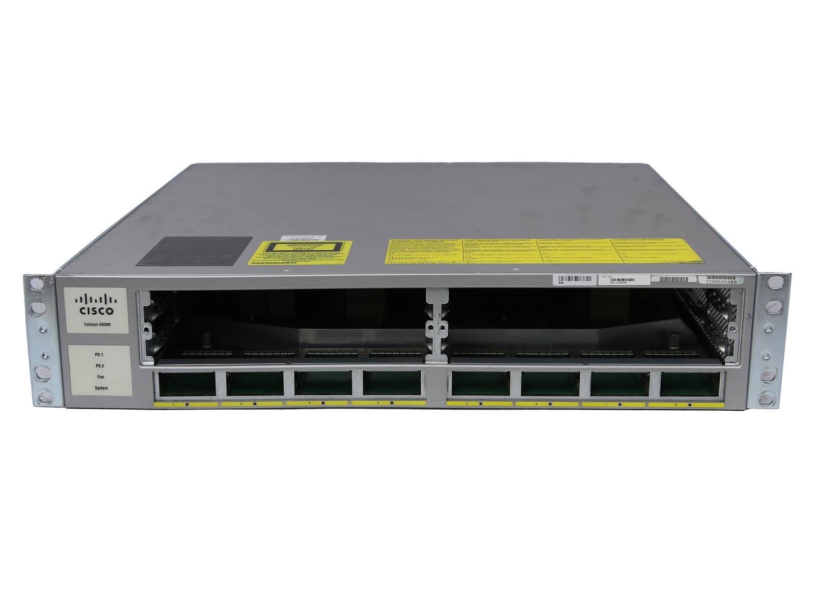 Switch Cisco WS-C4900M 8x X2 10Gb 2x PSU Gestibile Orecchie