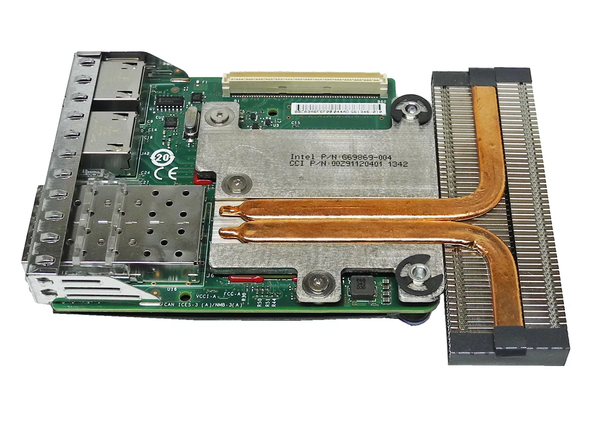 Scheda di rete Dell Intel I350/X520 0C63DV 2x 10Gb 2x 1Gb R630 R730 R720 - immagine 2