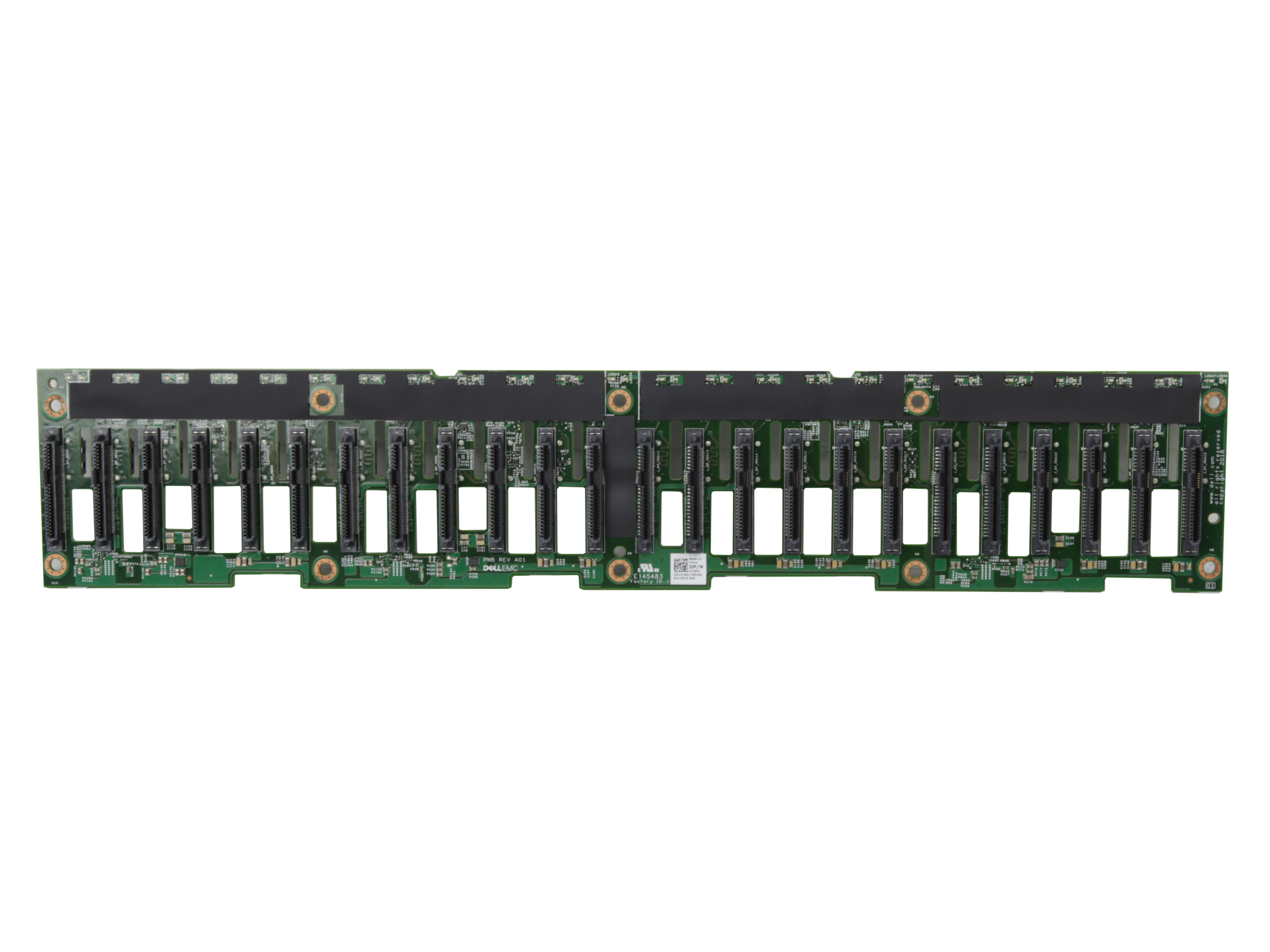 Backplane Dell SAS 24x 2,5" R142TB2 nVme HDD BP v2 07J9P1 - immagine 3