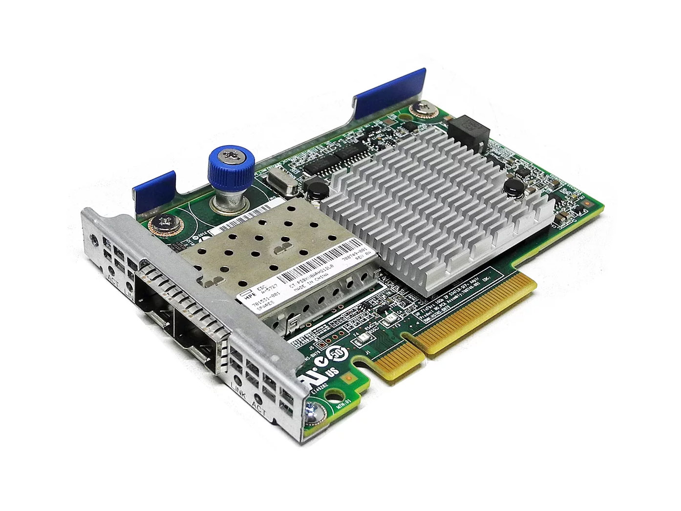 Adattatore di rete HP 534FLR-SFP+ 2x SFP+ 10Gb PCIe x8 701531-001 Per ProLiant