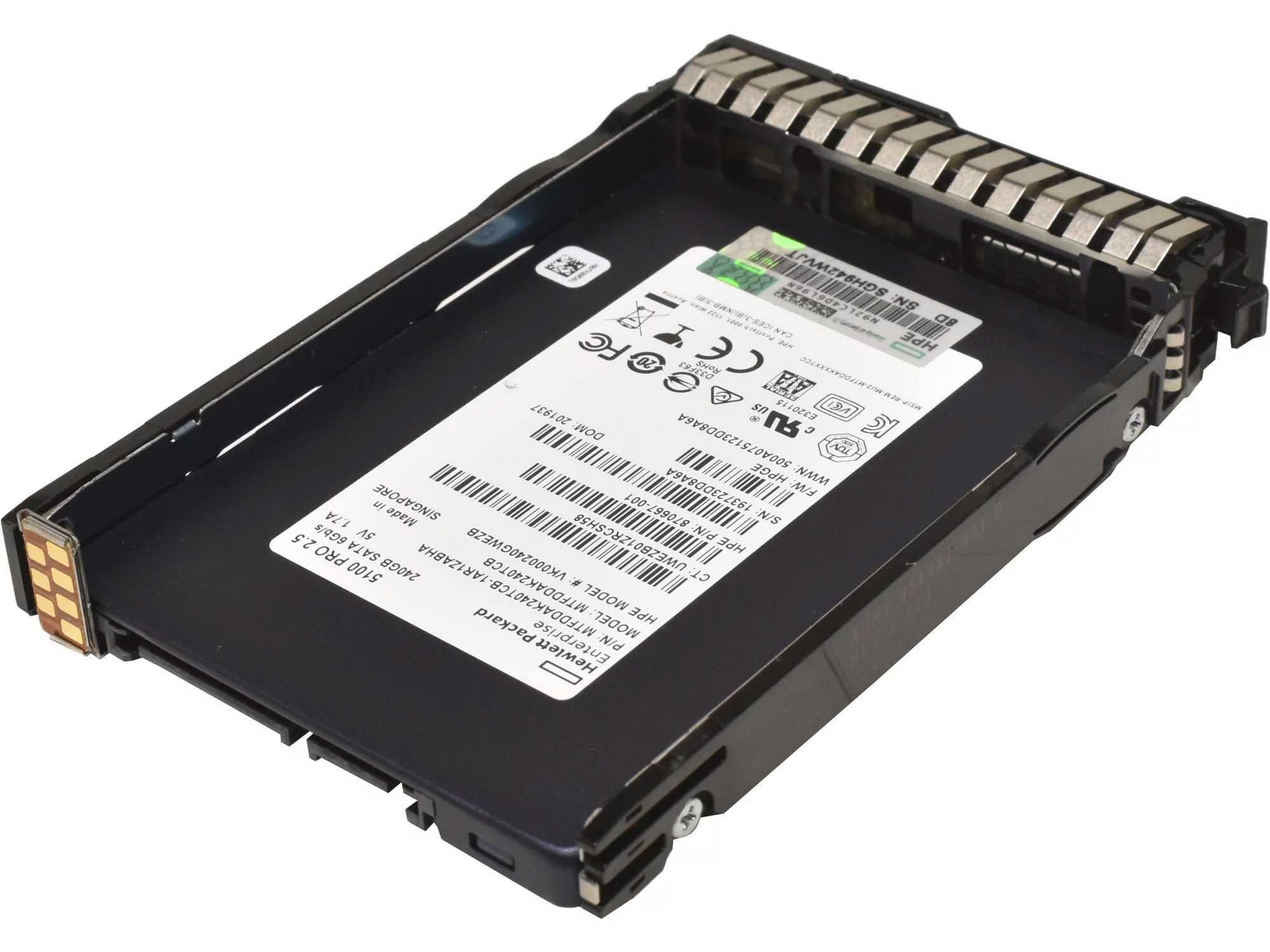Micron HPE 5100 PRO 2,5 240 GB SATA 6 Gb SSD MTFDDAK240TCB 875652-001 870667-001 - immagine 5
