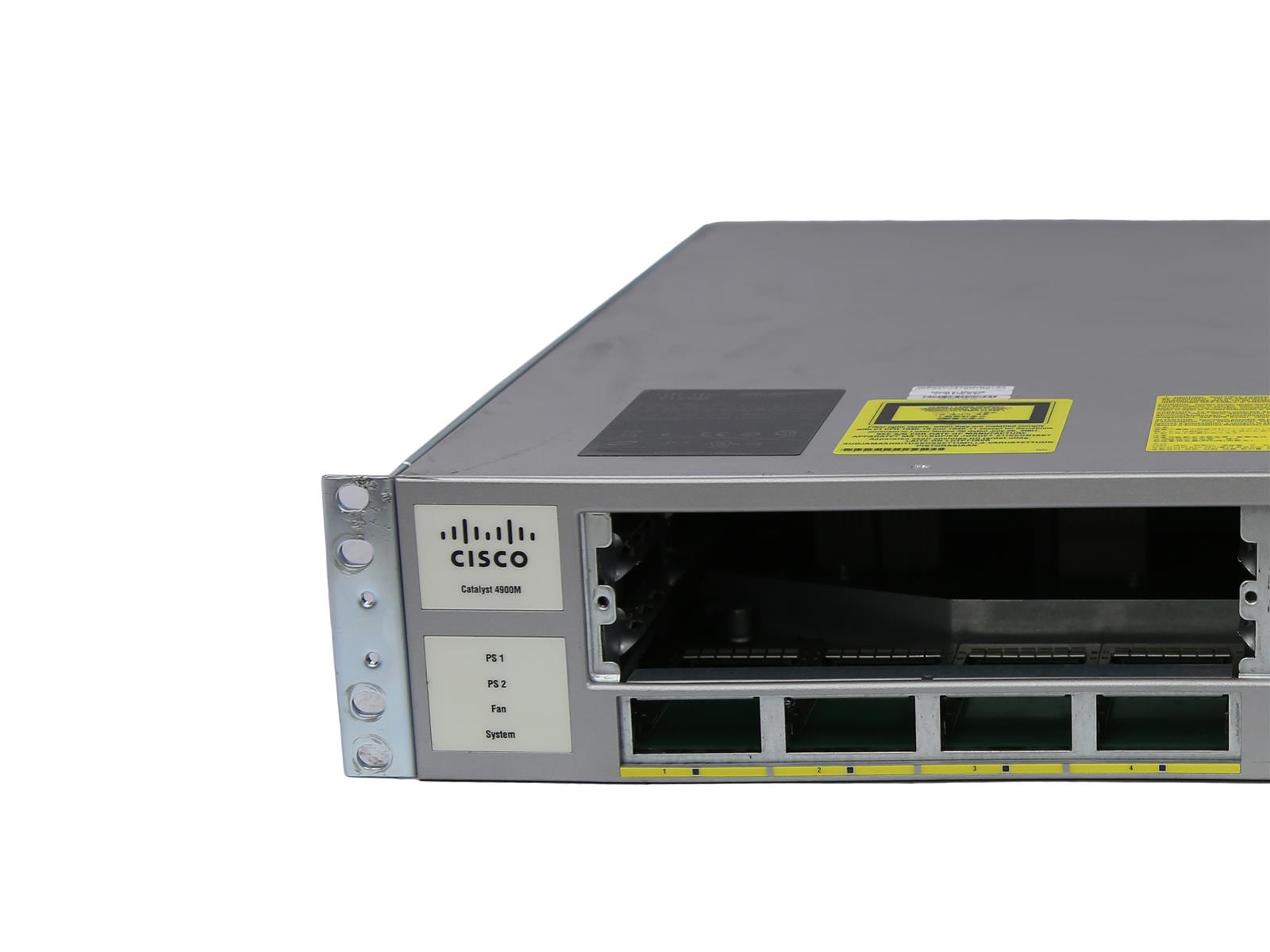 Switch Cisco WS-C4900M 8x X2 10Gb 2x PSU Gestibile Orecchie - immagine 2