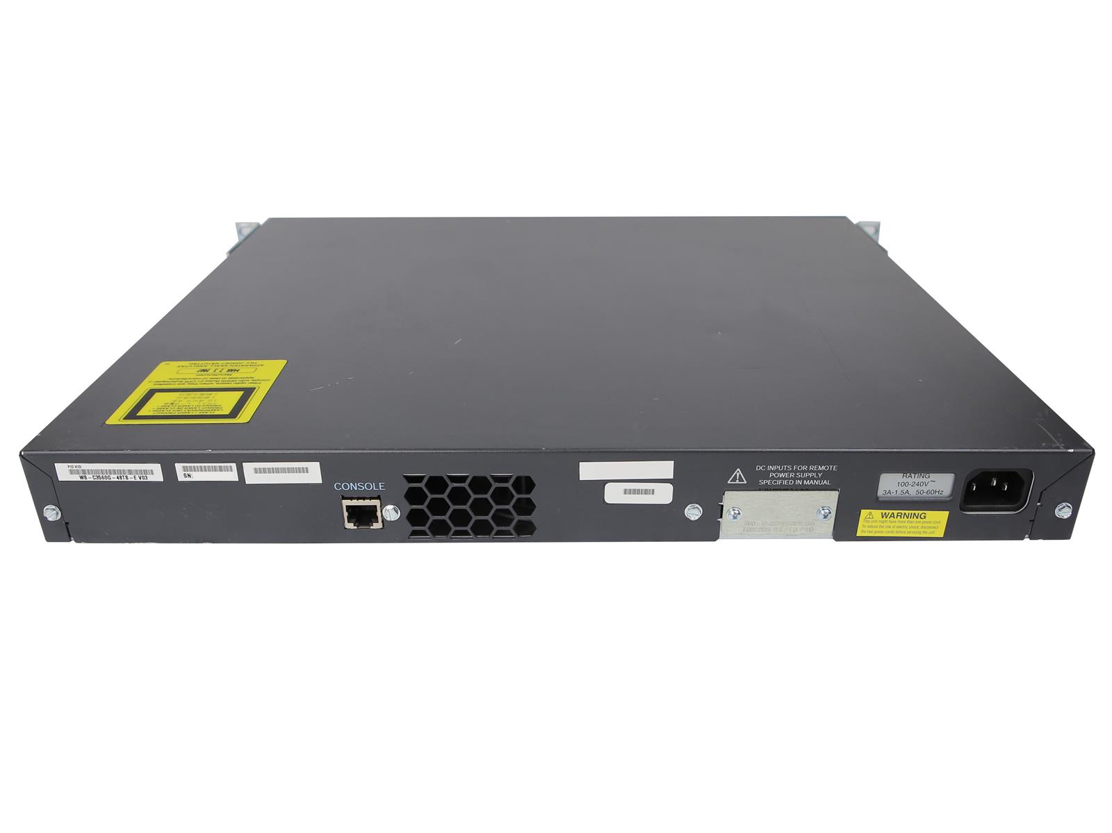 Switch Cisco WS-C3560G-48TS-E 48x 1Gb 4x SFP 1Gb Gestibile Orecchie - immagine 4