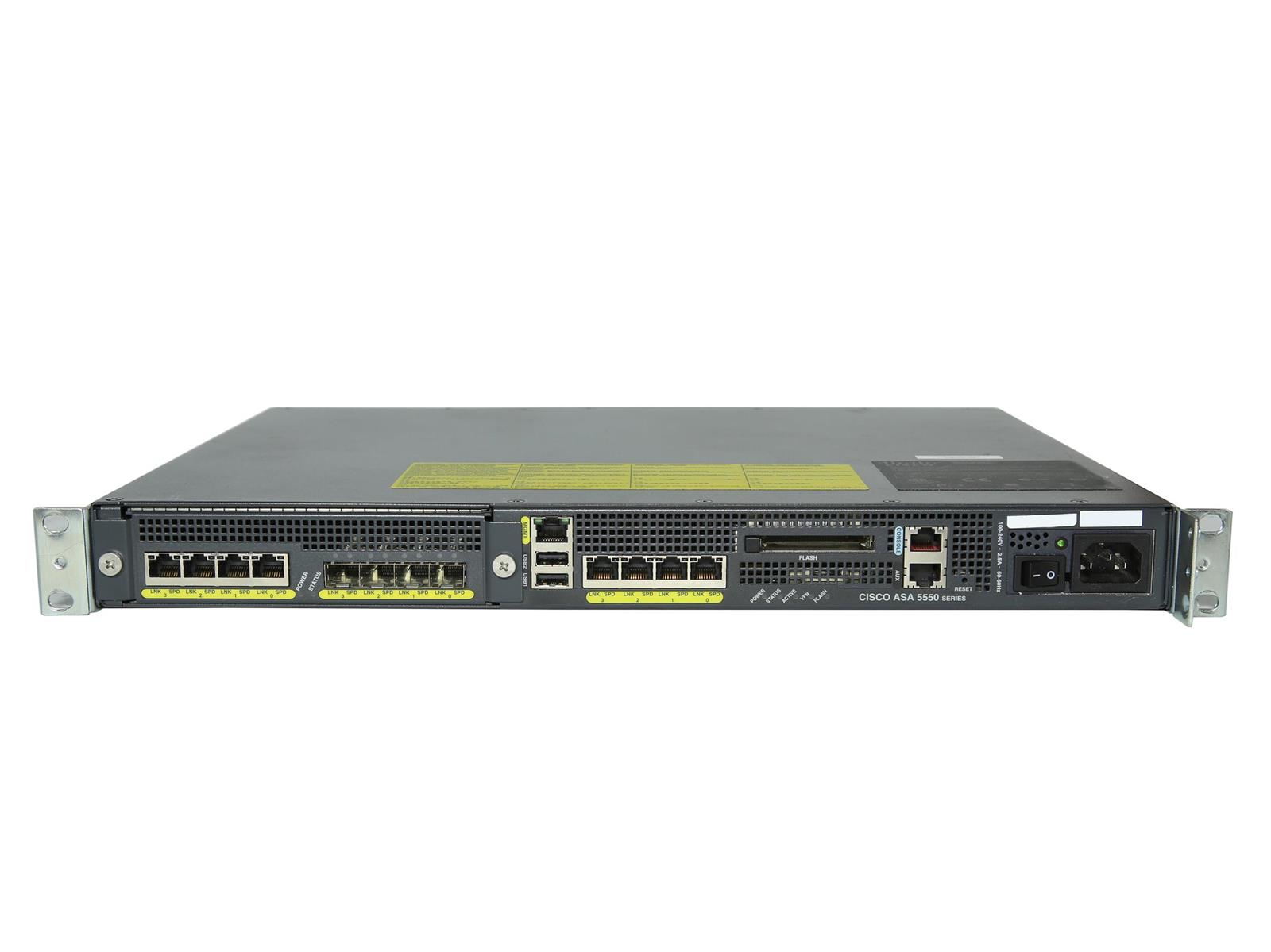 Firewall Cisco ASA5550 Modulo SSM-4GE-INC 8x 1Gb 4x SFP 1Gb Gestibile Orecchie