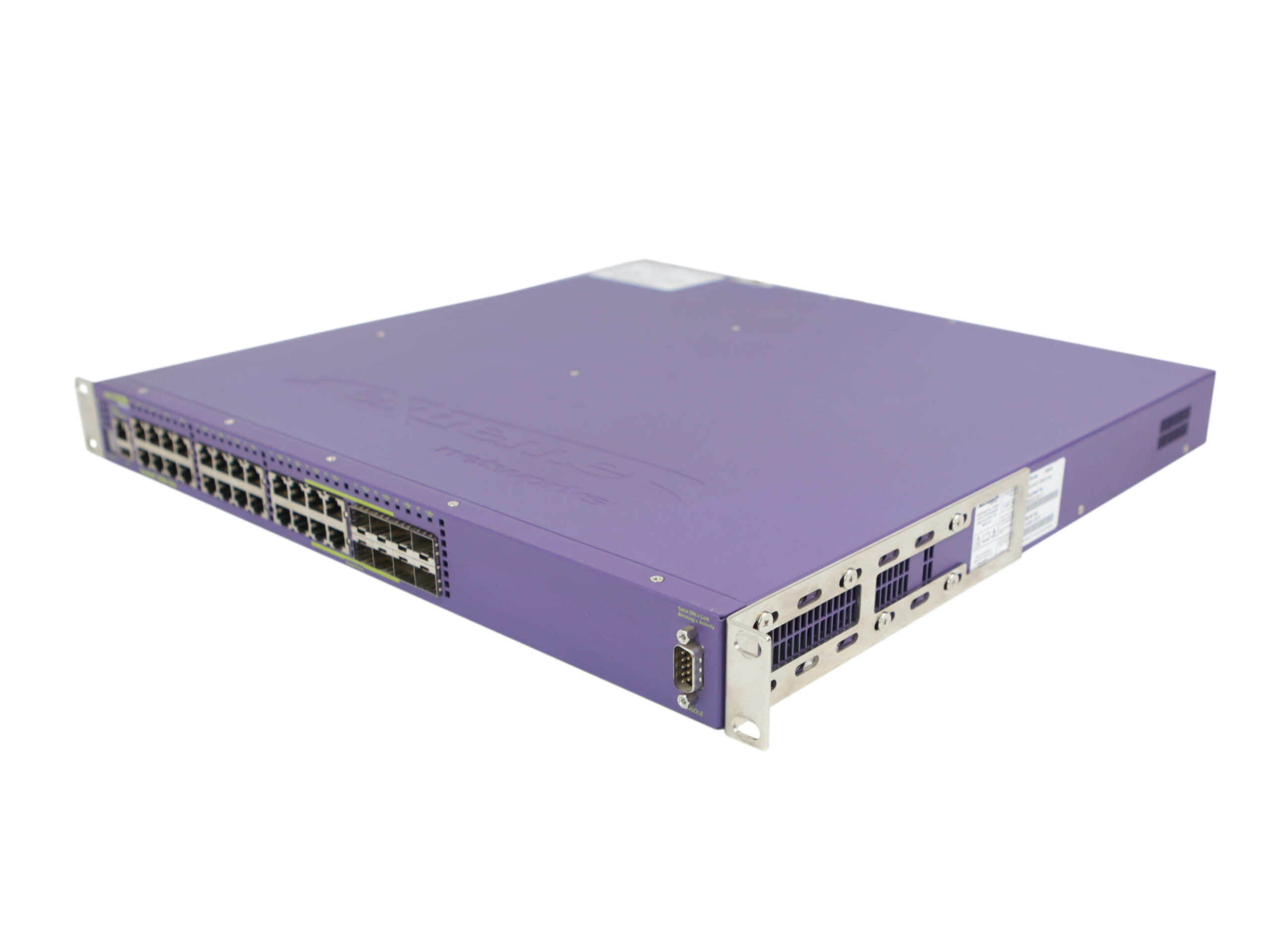 Extreme Networks Switch X460-24p 24x PoE 1Gb 8x(4xCombo)SFP 1Gb 2x PSU Orecchie - immagine 3