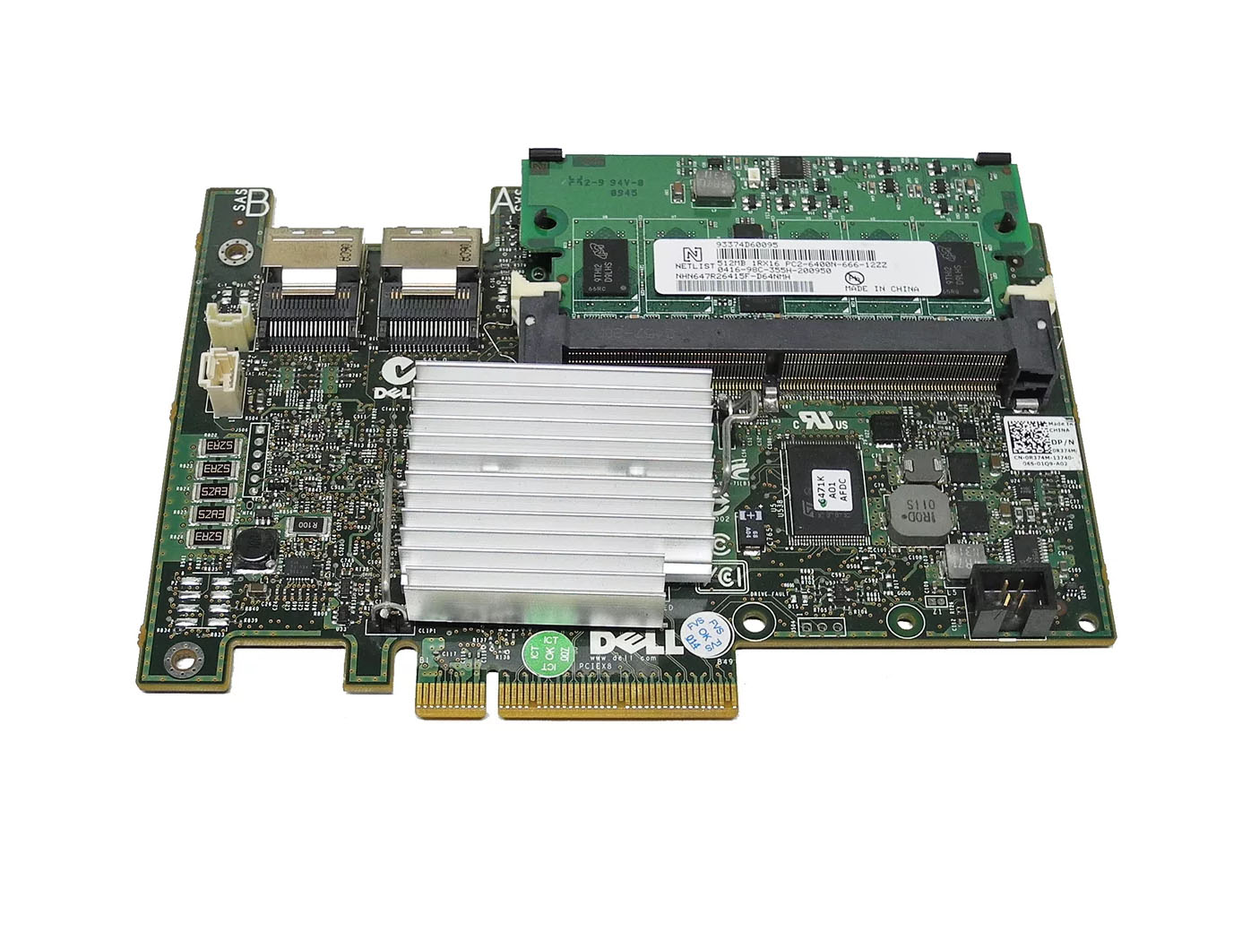 Controller RAID Dell PERC H700 2x SAS 6Gb PCI-E x8 512MB 0XXFVX Per PowerEdge - immagine 2